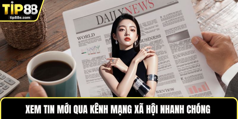 Xem tin mới qua kênh mạng xã hội nhanh chóng